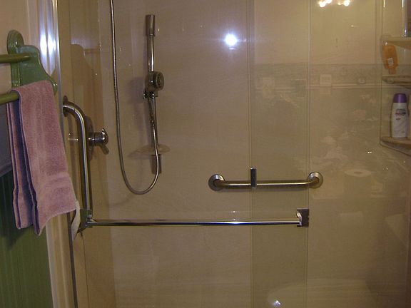walk in shower main bath