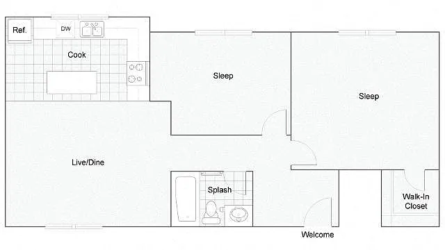 Floor plan 21B