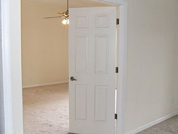 Double doors to Master