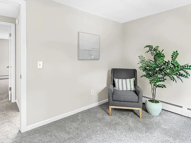 Discover plush bedroom bliss with soft carpeting.