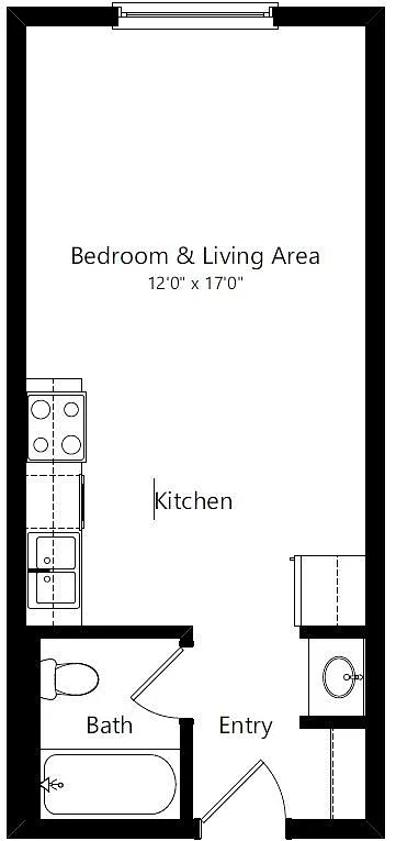 Floor plan Studio