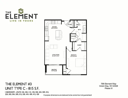 Floor plan Style C