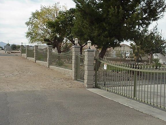 Front of house with security gate