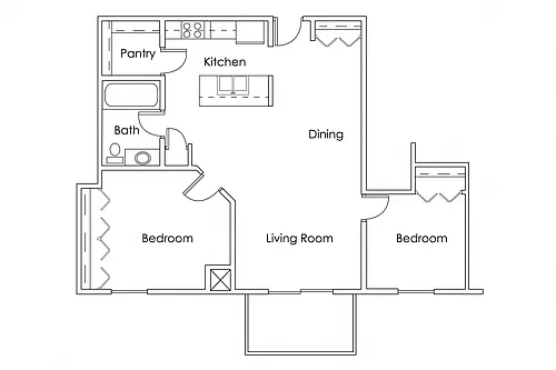 Floor plan B1