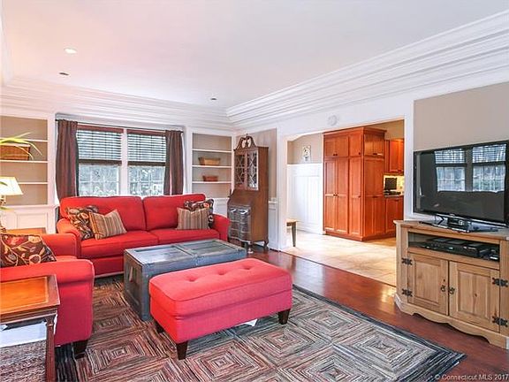 Living room opens to kitche...