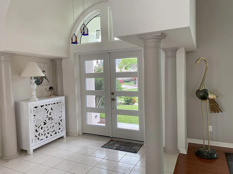 spacious entrance hall