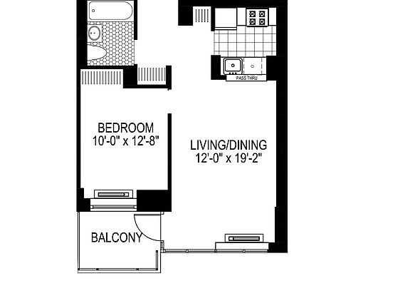 2nd image of 2 Gold St APT 27E
