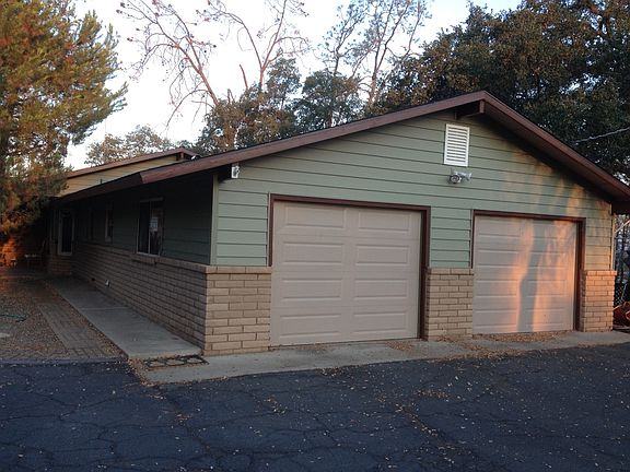 Garage, with new siding