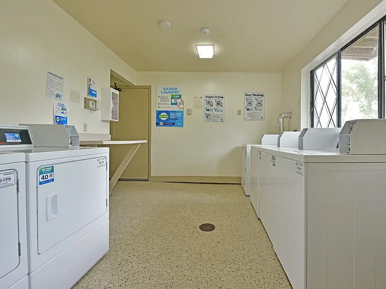 Conveniently located laundry rooms
