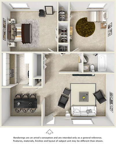 Floor plan The Barcelona with Premium Finishes