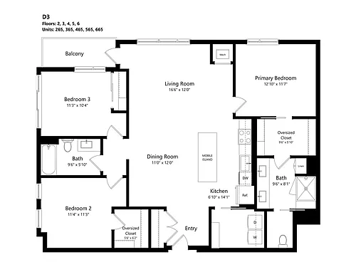 Floor plan D3