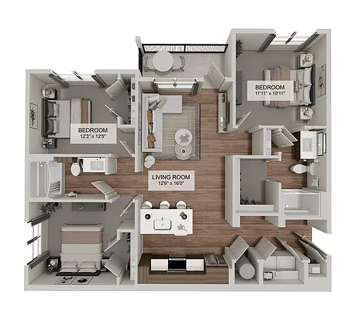 Floor plan The Heritage Grand (C1 Plus)