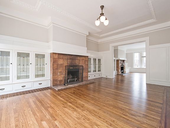 Dining room looking into living room