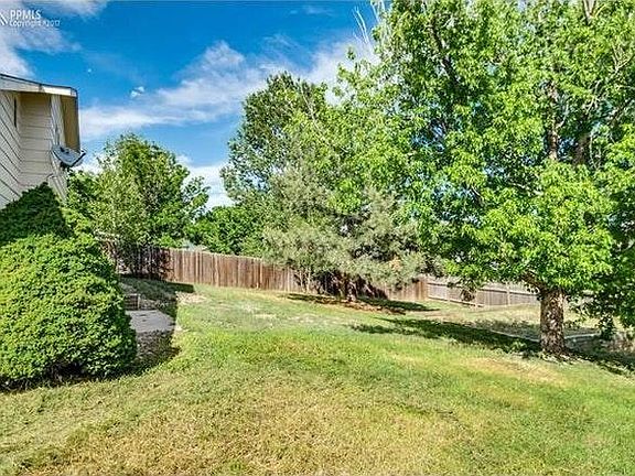 Large fenced backyard