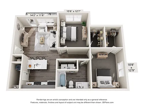 Floor plan The Agler