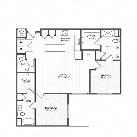 Floor plan B3