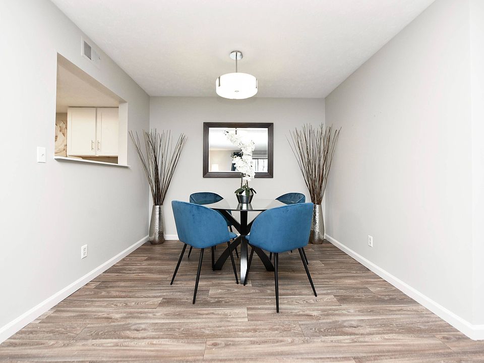Dining Room + Hardwood Style Flooring