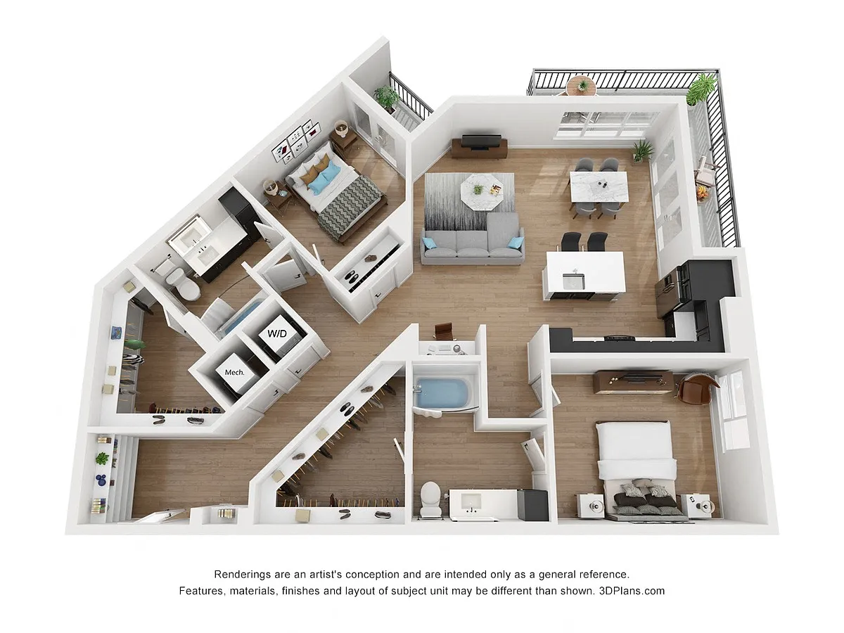 Floor plan B3