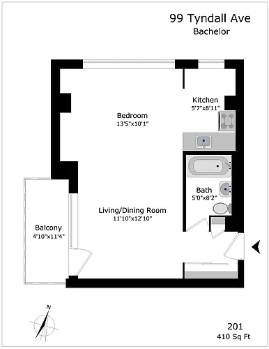 Floor plan 50019A-201