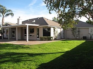 Rear view / patio