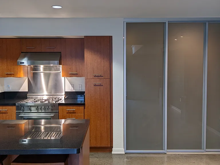 Kitchen and jr. bedroom door closed