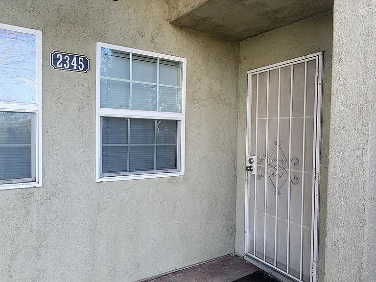 Covered front entry porch