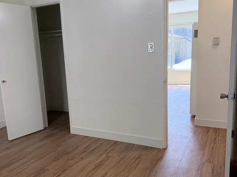 bedroom with closet