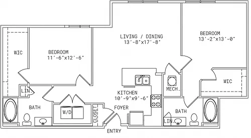 Floor plan 2-B7