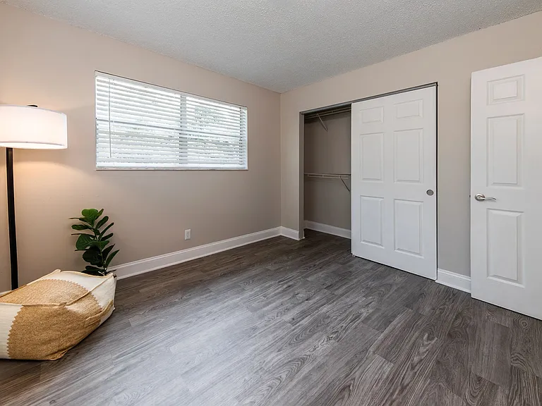 Relax in serene bedrooms featuring ample closets tailored to meet your storage desires.