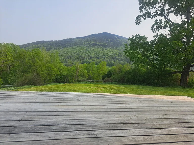 View of Mt. Ascutney from deck
