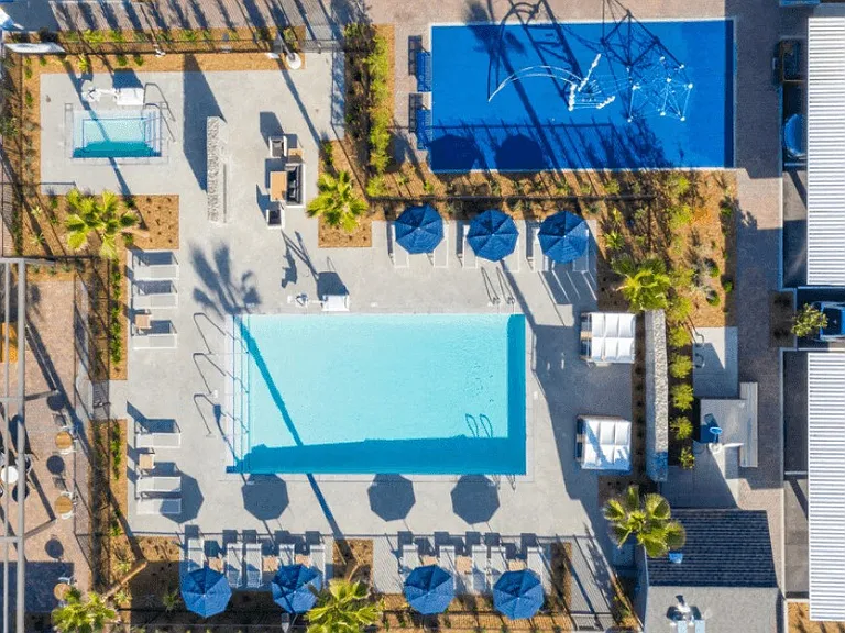 Phase I Exterior Amenity Aerial View