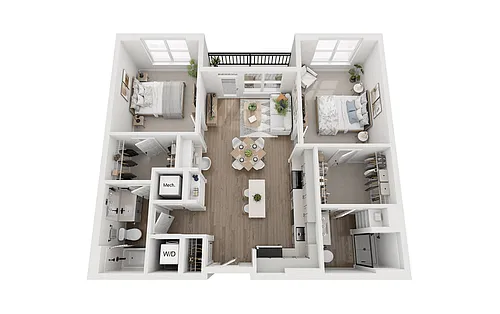 Floor plan B3B