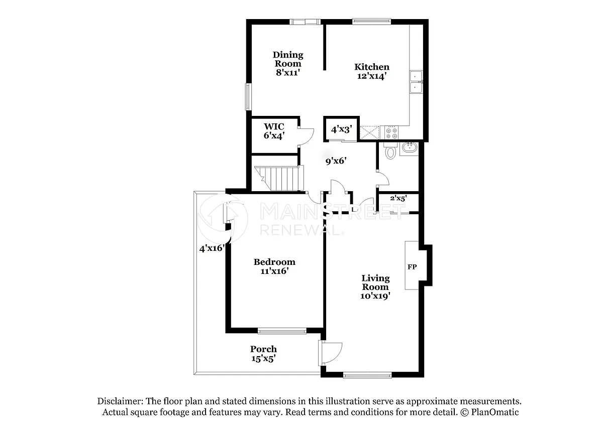 Floor Plan - 5388 Kirk Dr