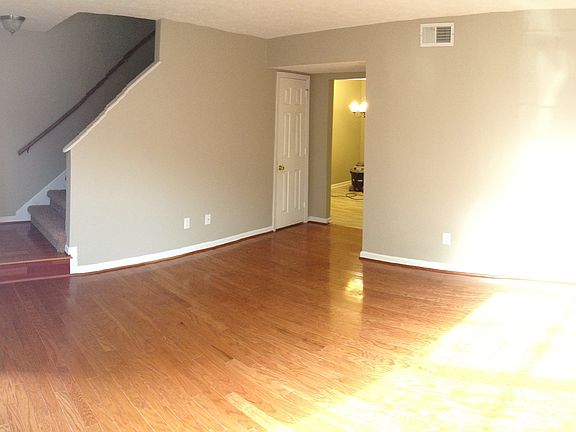 Great hardwood floors in the living room.