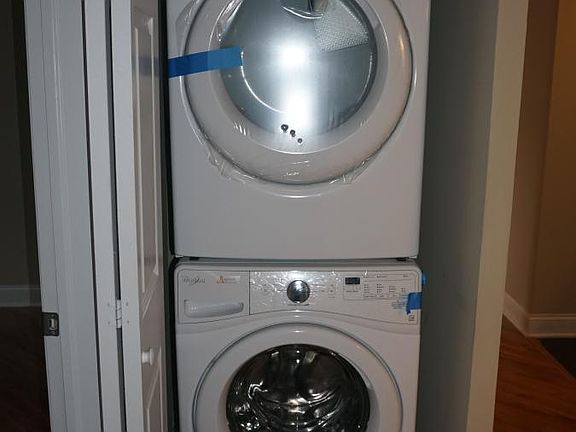 washer and dryer in unit