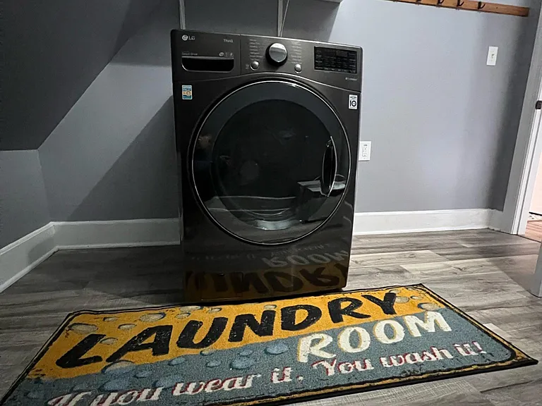 In-unit laundry room.