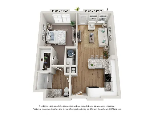 Floor plan A1 - Amber