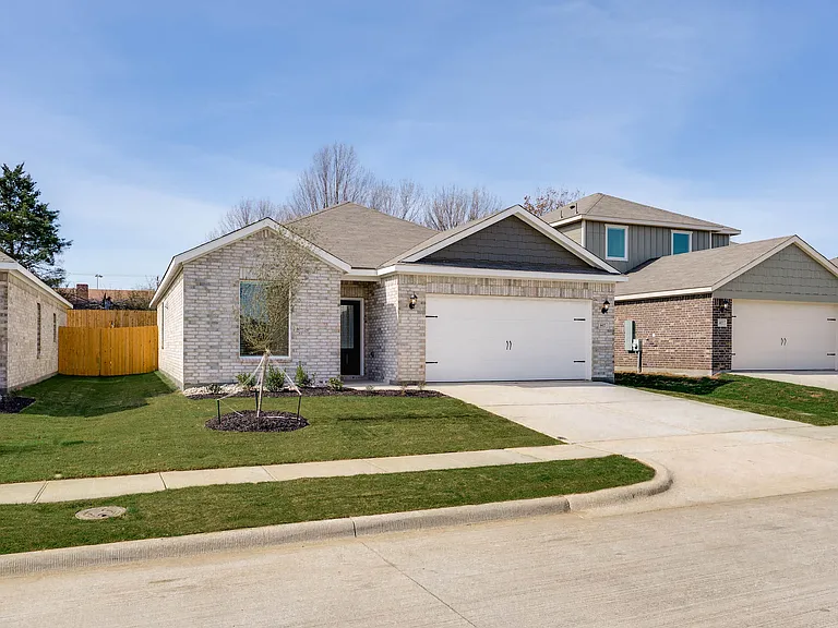 The Maple has an attached two-car garage.
