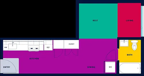 Floor plan Studio