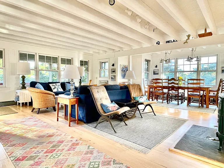 Living Room/Dining Room, open, bright, and spacious