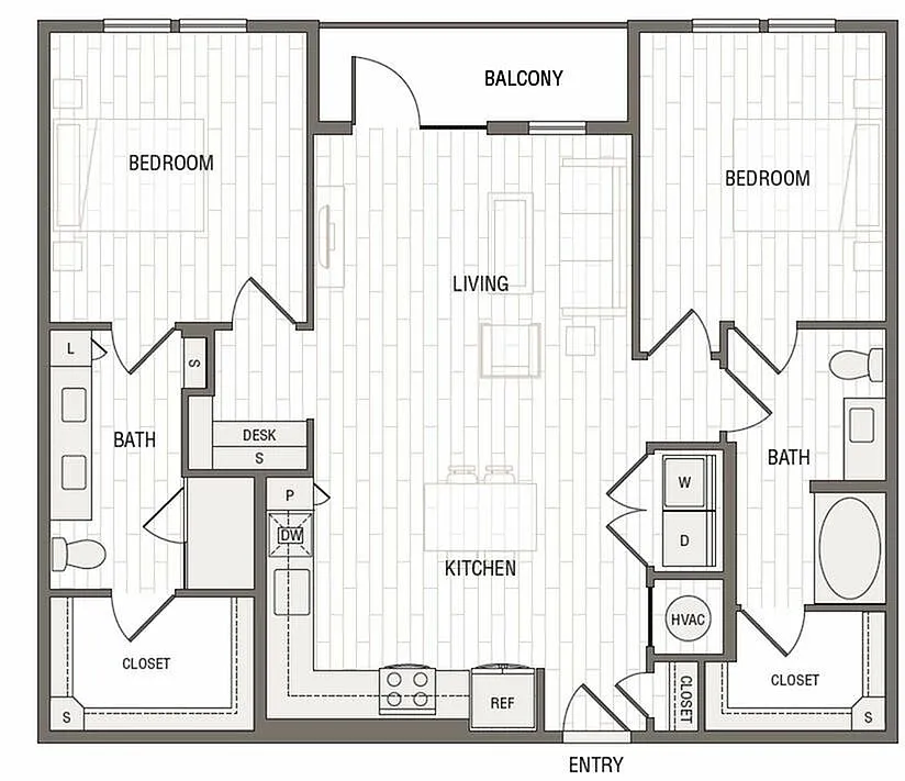 Floor plan B2a