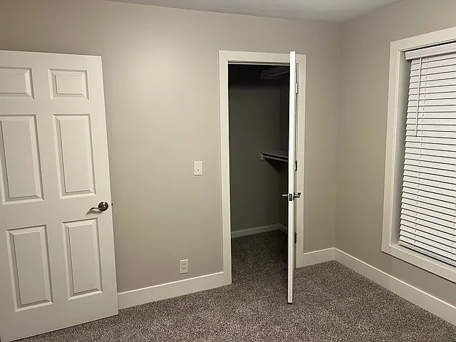 Second bathroom closet has space.
