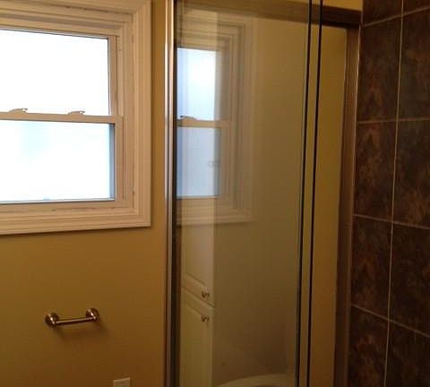 These walls are now painted light grey