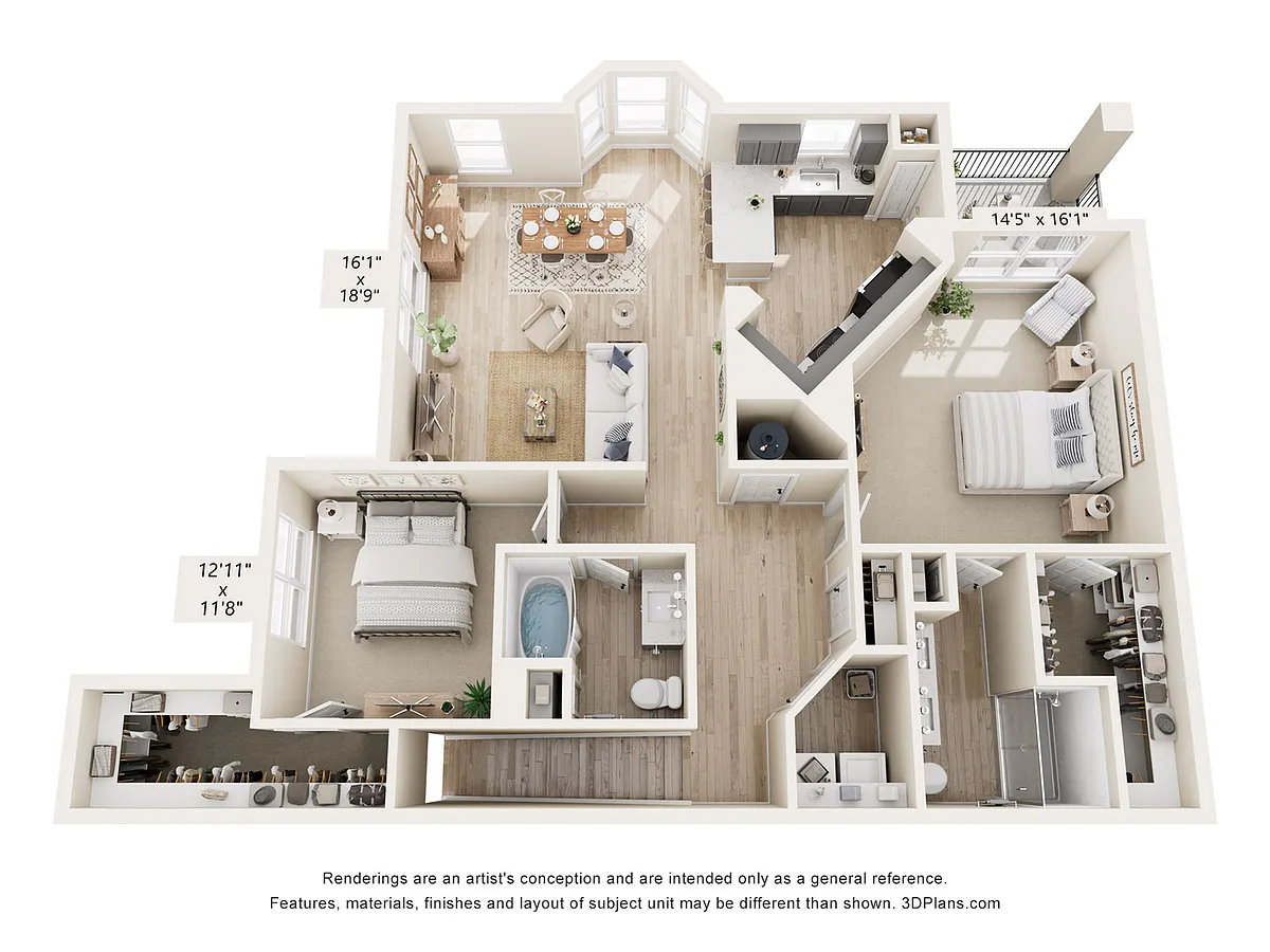 Floor plan BH-B2 (U) W/GARAGE