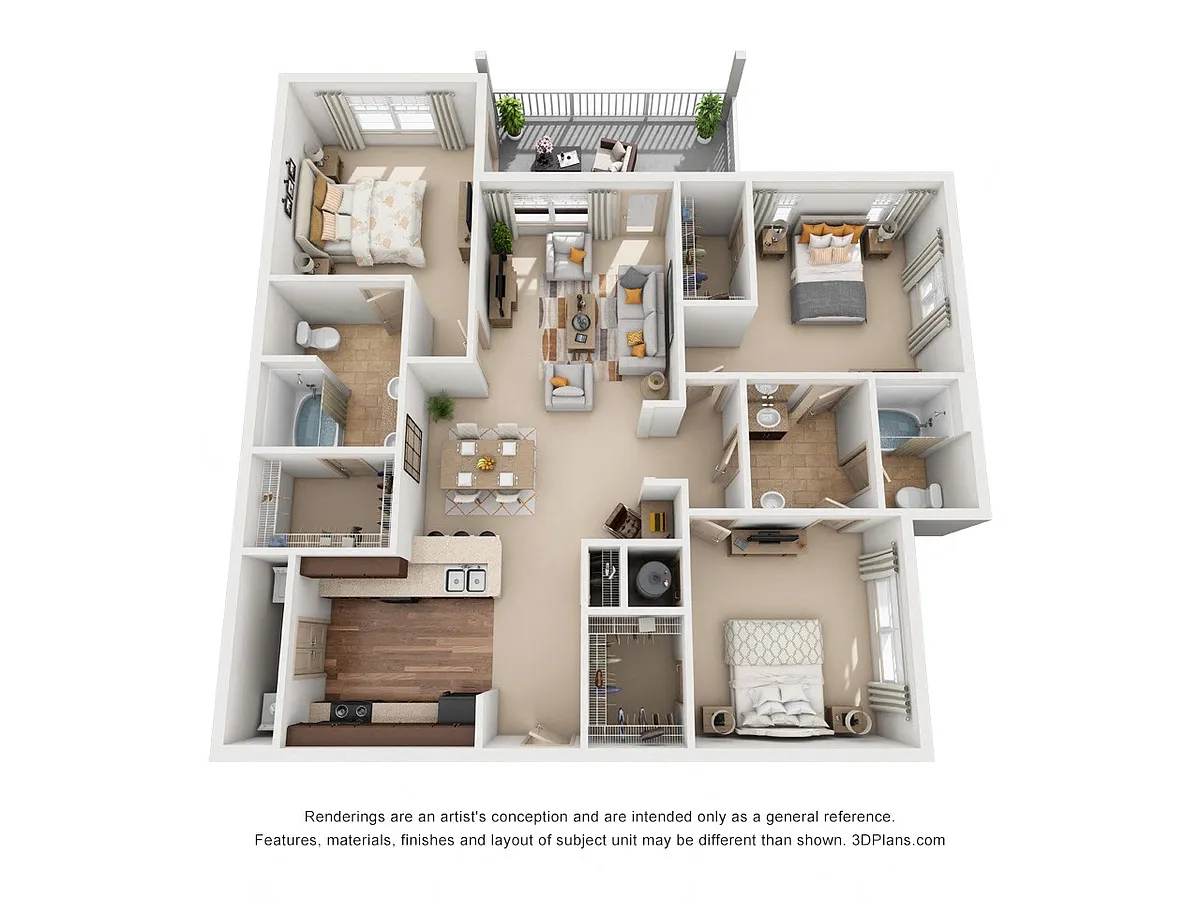 Floor plan C1 - Fenway
