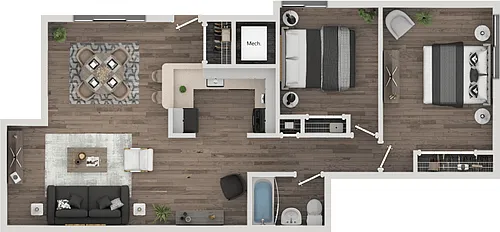 Floor plan Oak