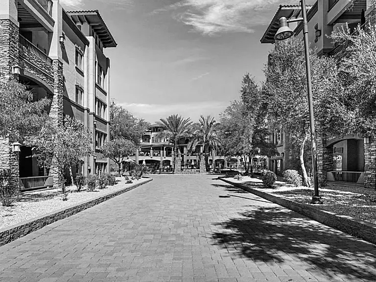 Walking grounds near condo.