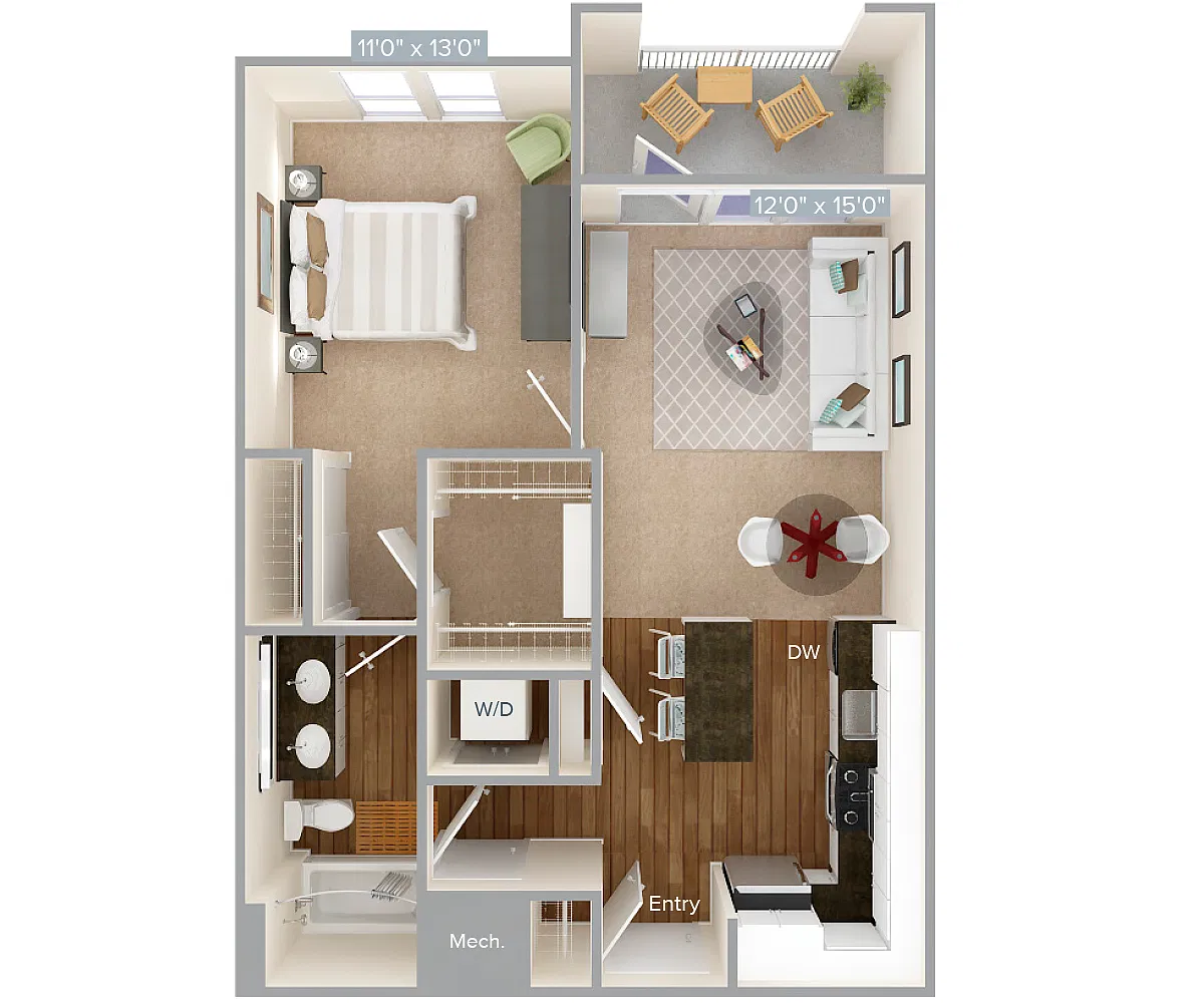 Floor plan A1-1-Var-718