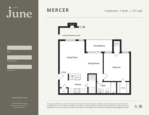Floor plan Mercer