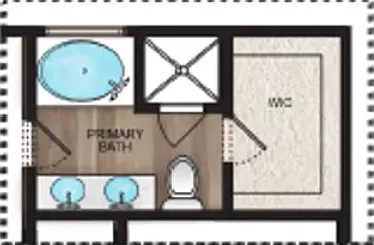 master bath separate shower and tub